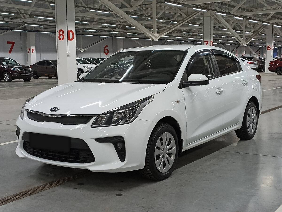 Kia Rio 2019 года с пробегом. Посмотреть фото